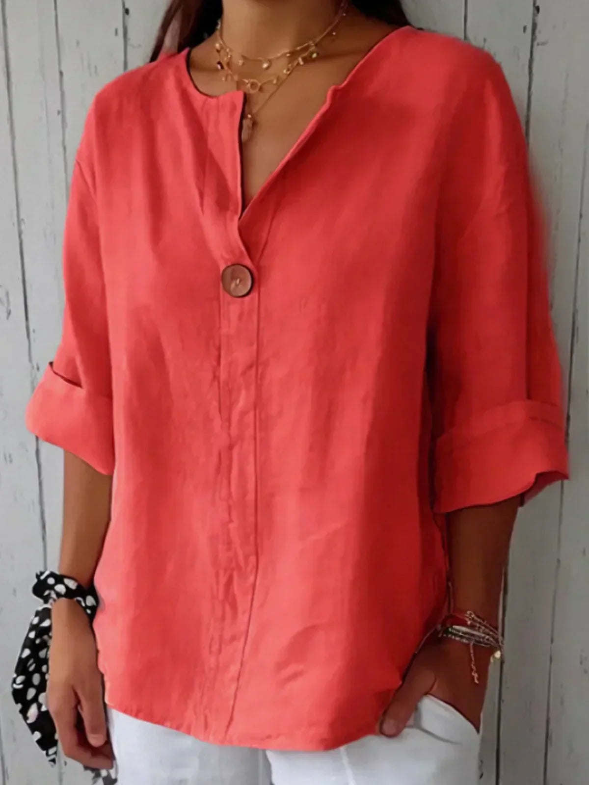 Willow - Casual V-Neck Blouse