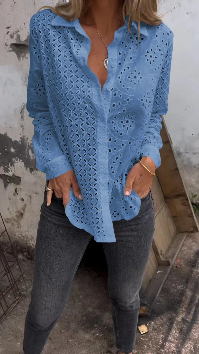 Selena – Shirt with Pattern