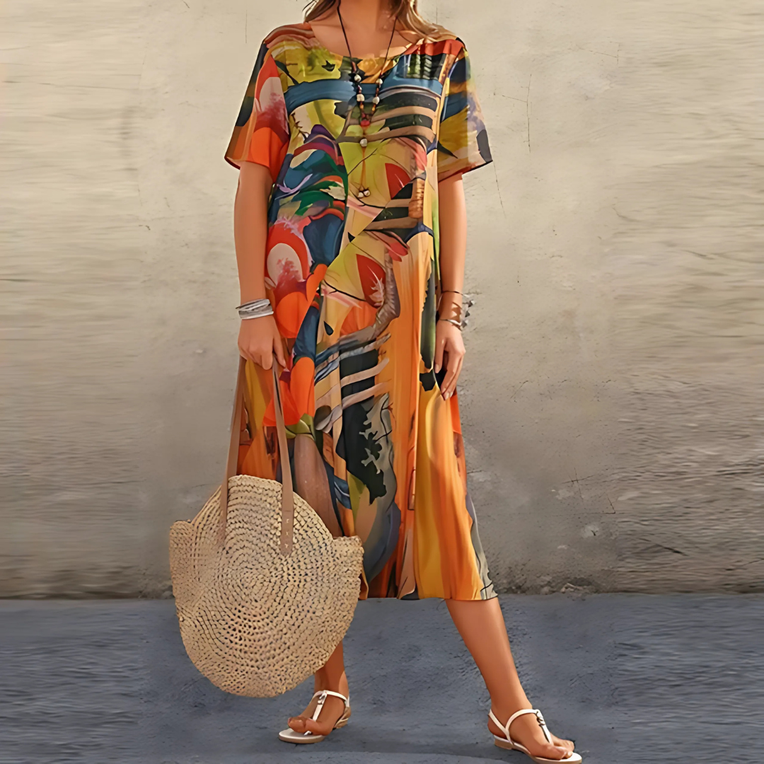 Cora - Comfortable Floral Dress