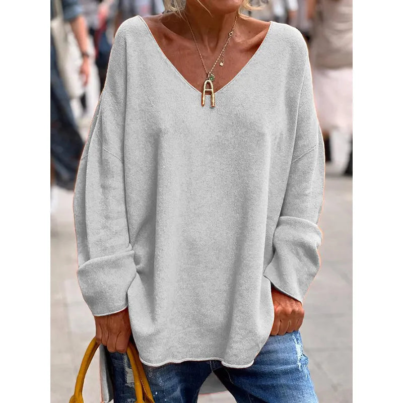 Paola - Elegant V-Neck Top