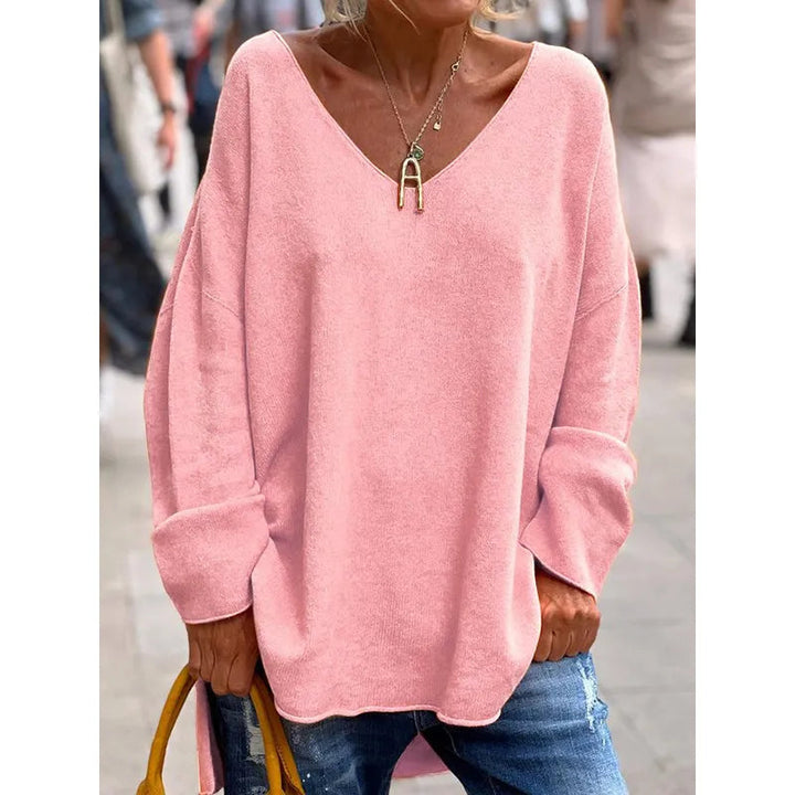 Paola - Elegant V-Neck Top