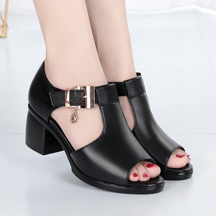 Amelia - Open-Toe Heel Sandals