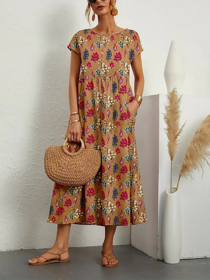 Deborah – elegant floral dress