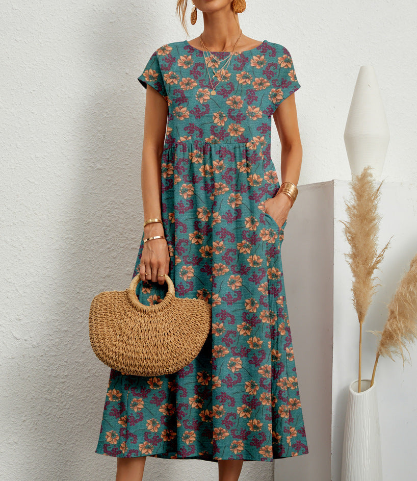 Deborah – elegant floral dress