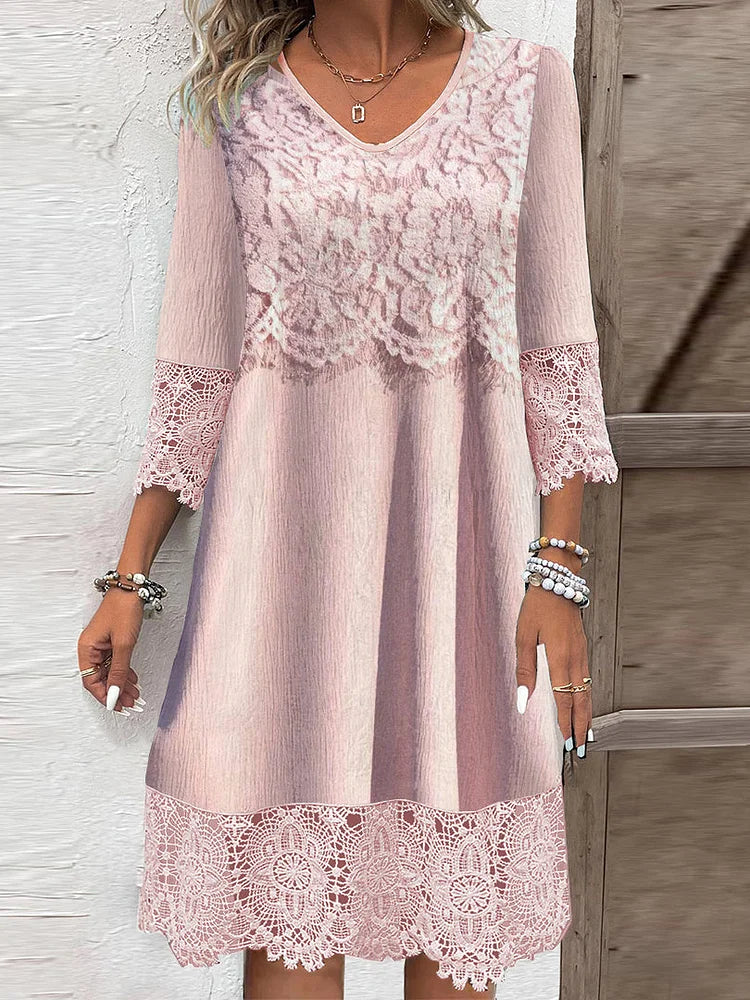 Arabella - Timeless Lace Midi Dress