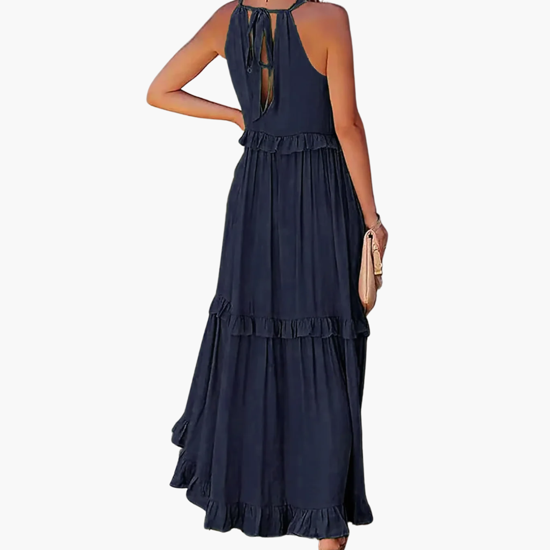Rachel - Ruffle Breeze Maxi Dress