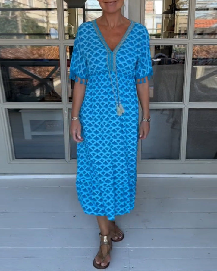 Shona - casual v-neck dress