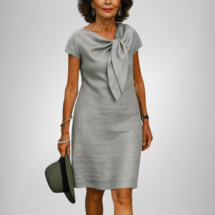 Dana - Elegant Bow Dress