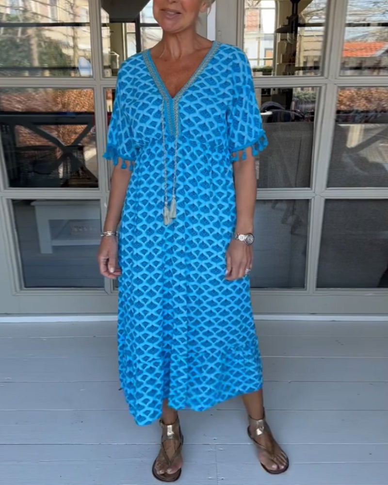 Shona - casual v-neck dress