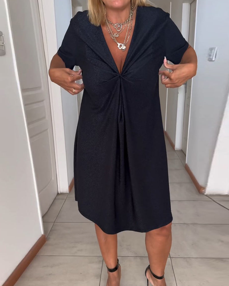 Marja - Twist Front Dress