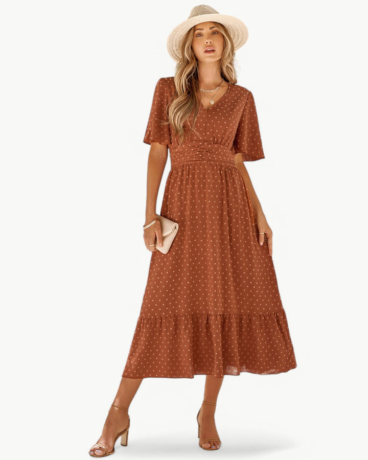 Zahra – Elegant Dress with V-Neck