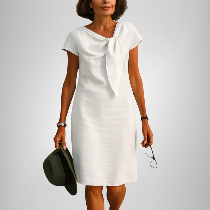 Dana - Elegant Bow Dress