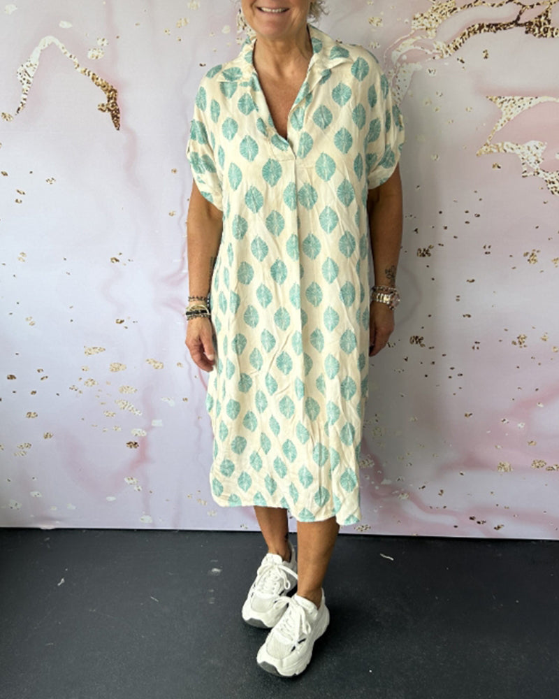 Lana – Flowy Summer Dress with Short Sleeves