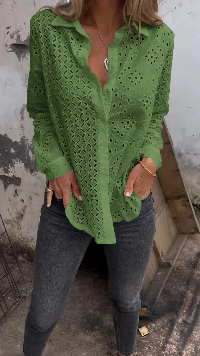 Selena – Shirt with Pattern