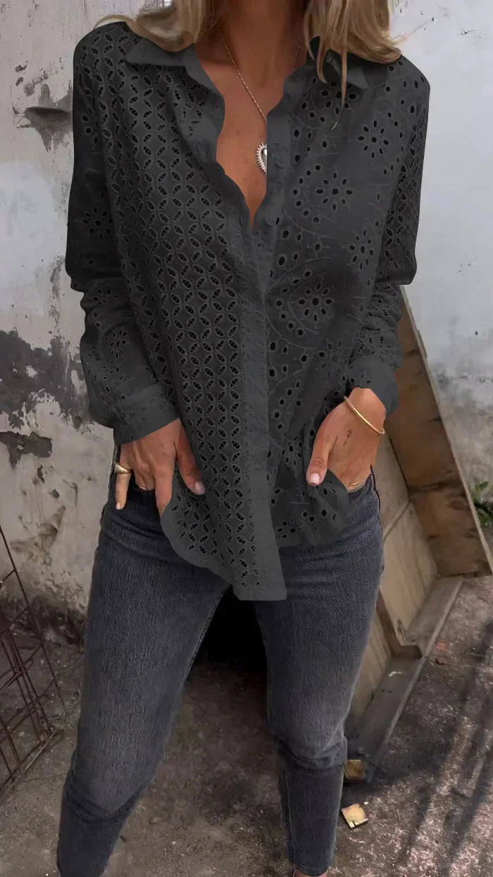Selena – Shirt with Pattern