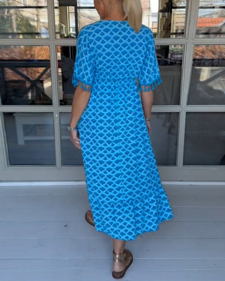 Shona - casual v-neck dress