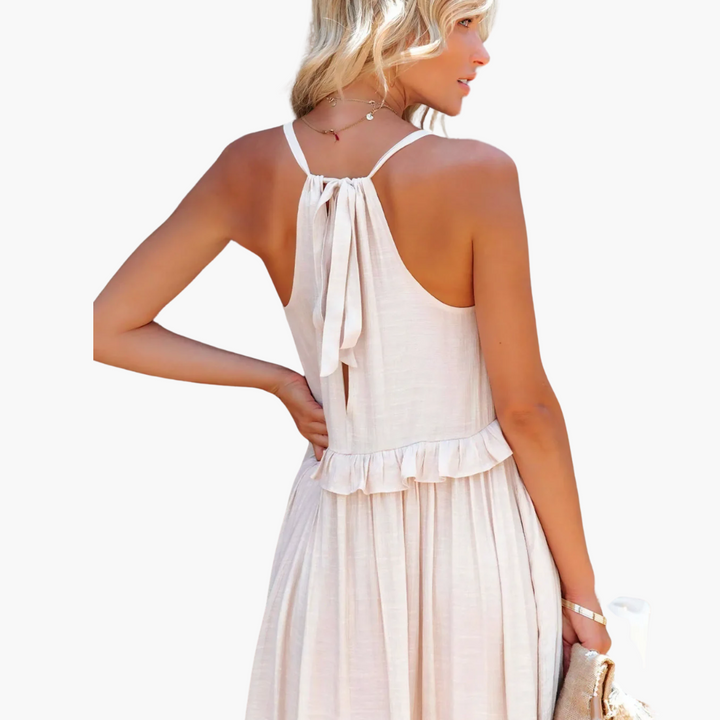 Rachel - Ruffle Breeze Maxi Dress