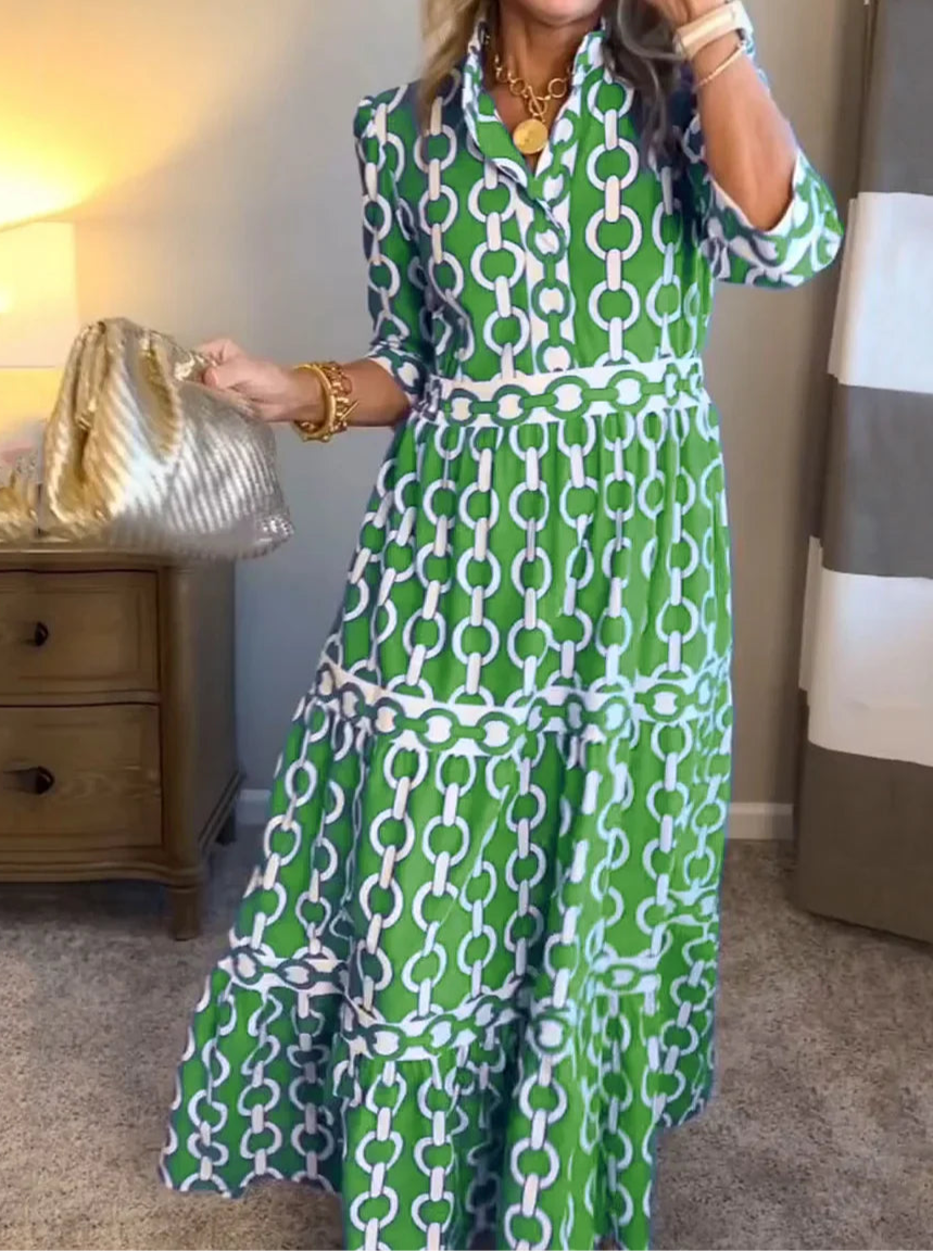 Wanda - Chain Link Midi Dress