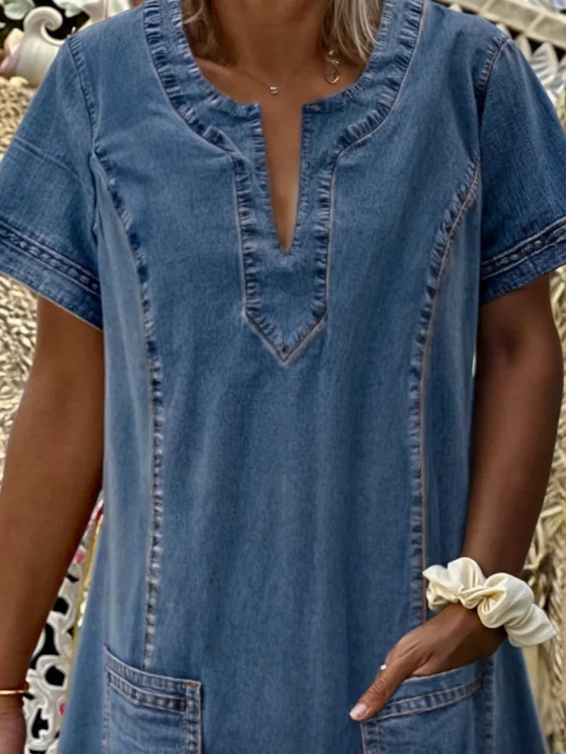 Anette - Soft Denim Dress