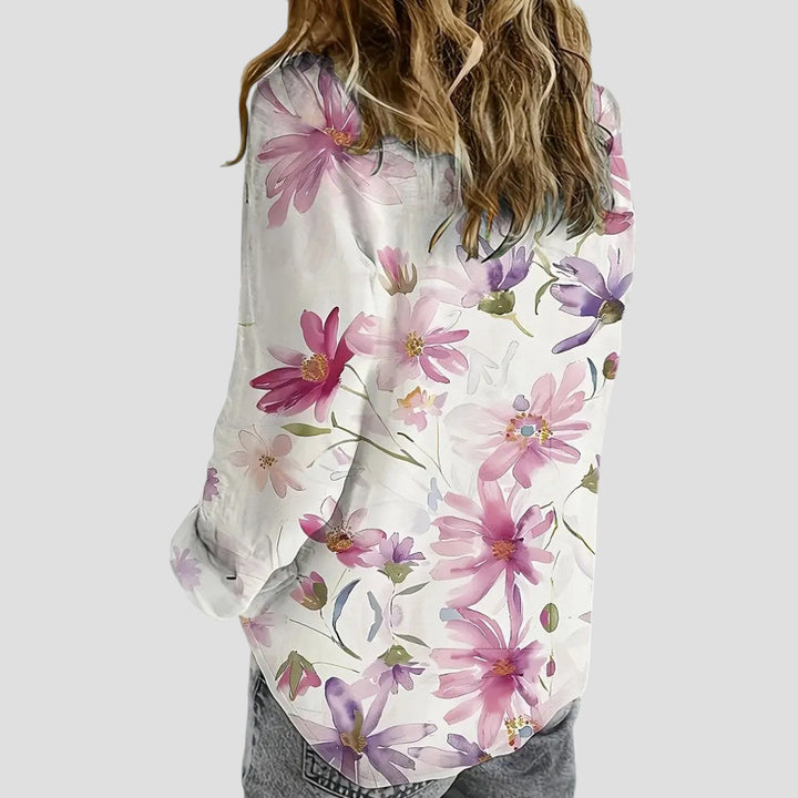 Joan - Floral Blouse