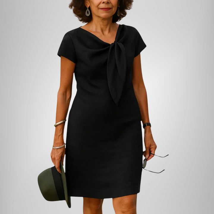 Dana - Elegant Bow Dress