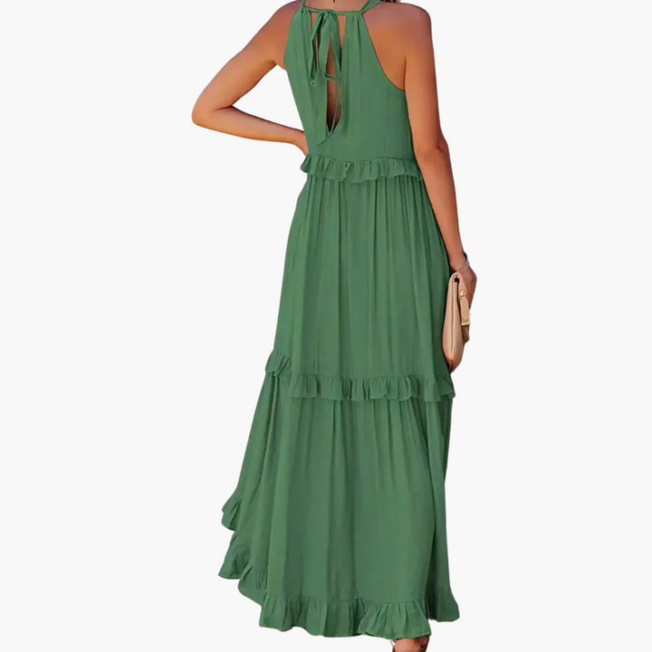 Rachel - Ruffle Breeze Maxi Dress