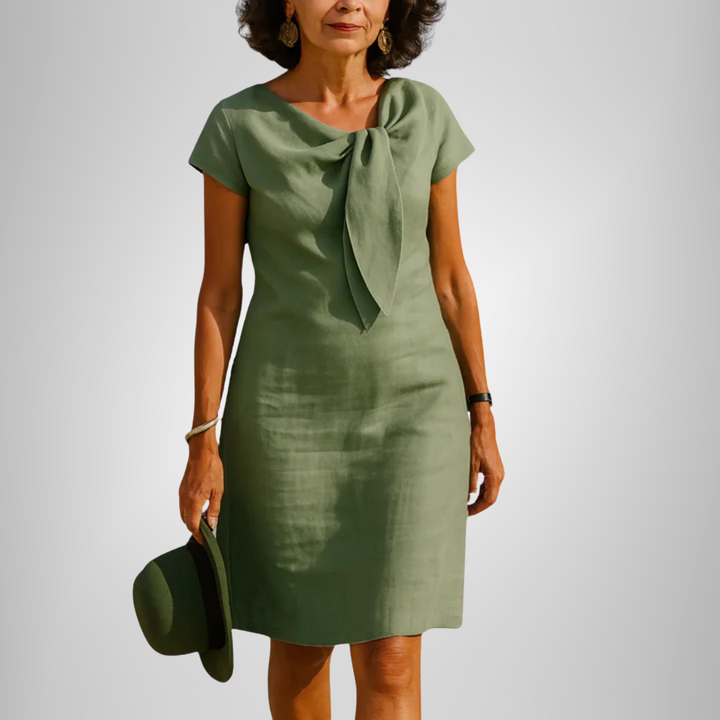 Dana - Elegant Bow Dress