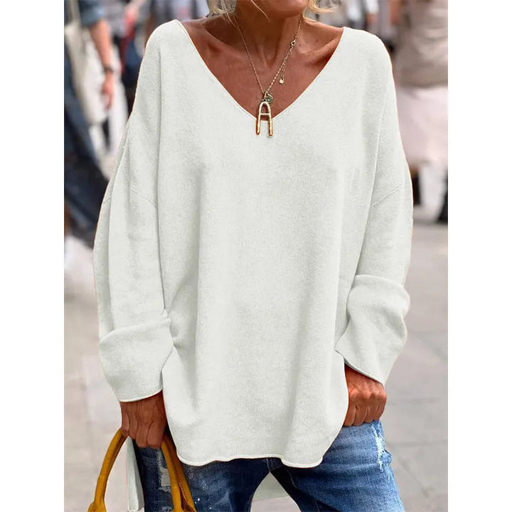 Paola - Elegant V-Neck Top