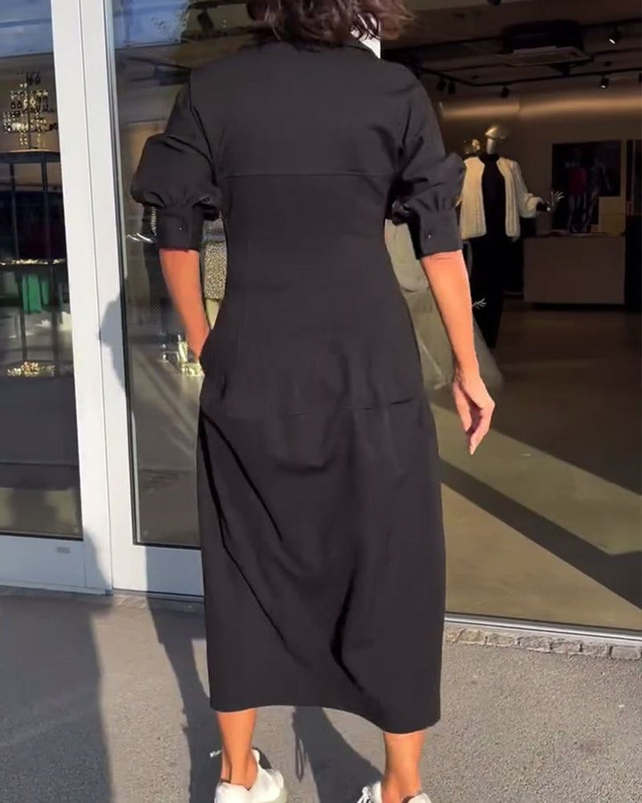 Veronika - Elegant Loose-Fitting Dress