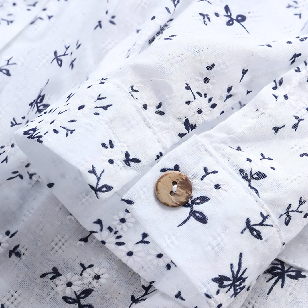 Beatrice - Long Sleeve Floral Blouse Shirt