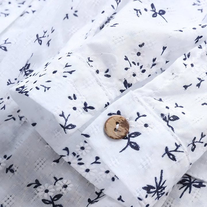 Beatrice - Long Sleeve Floral Blouse Shirt