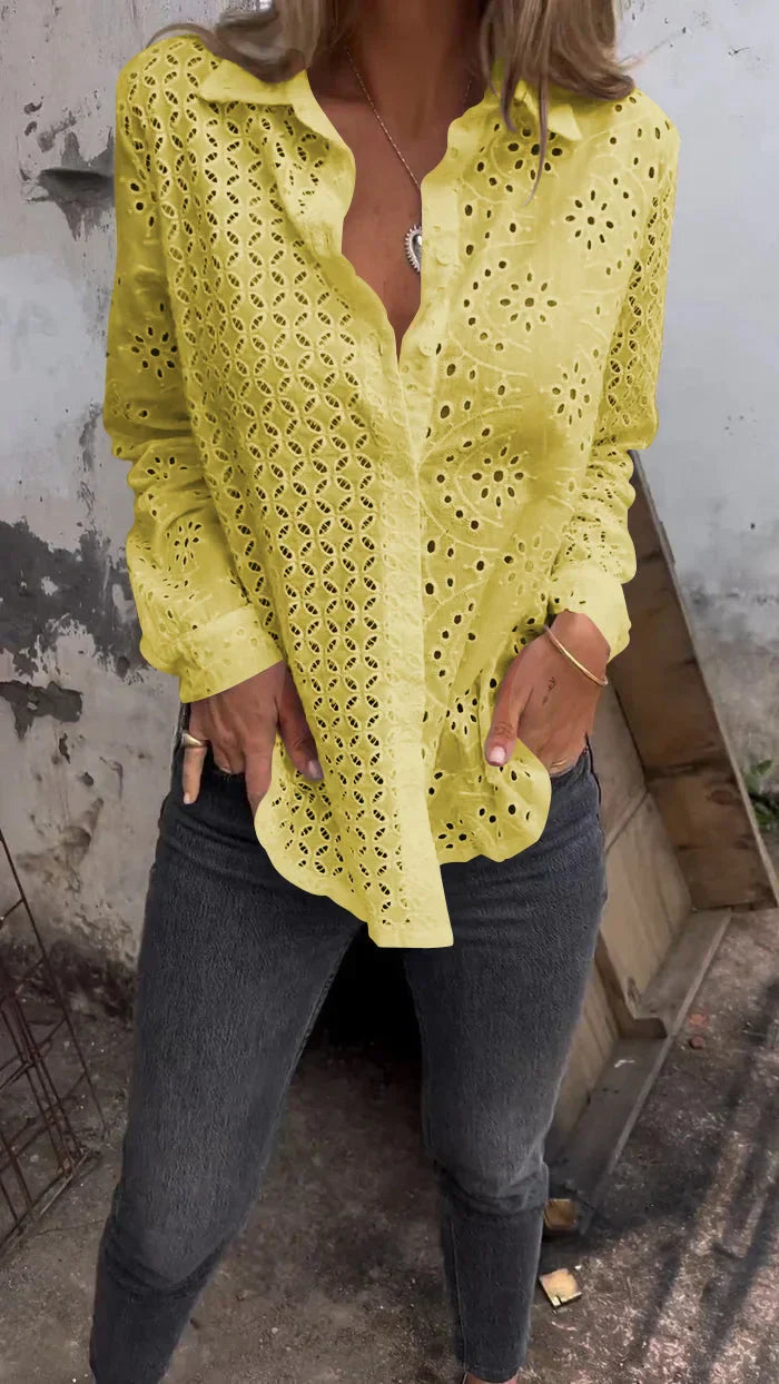 Selena – Shirt with Pattern