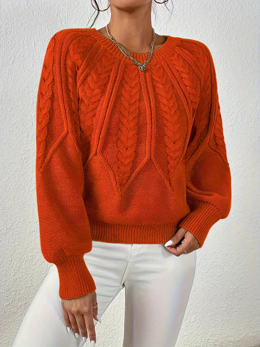 Sandra - Modern Knitted Sweater