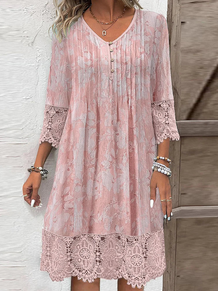 Arabella - Timeless Lace Midi Dress