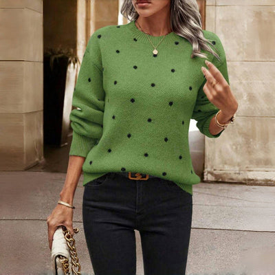 Emily - Polka Dot Knitted Sweater