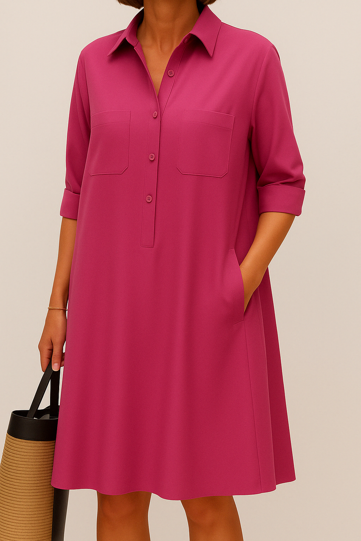 Barbara | Button Dress