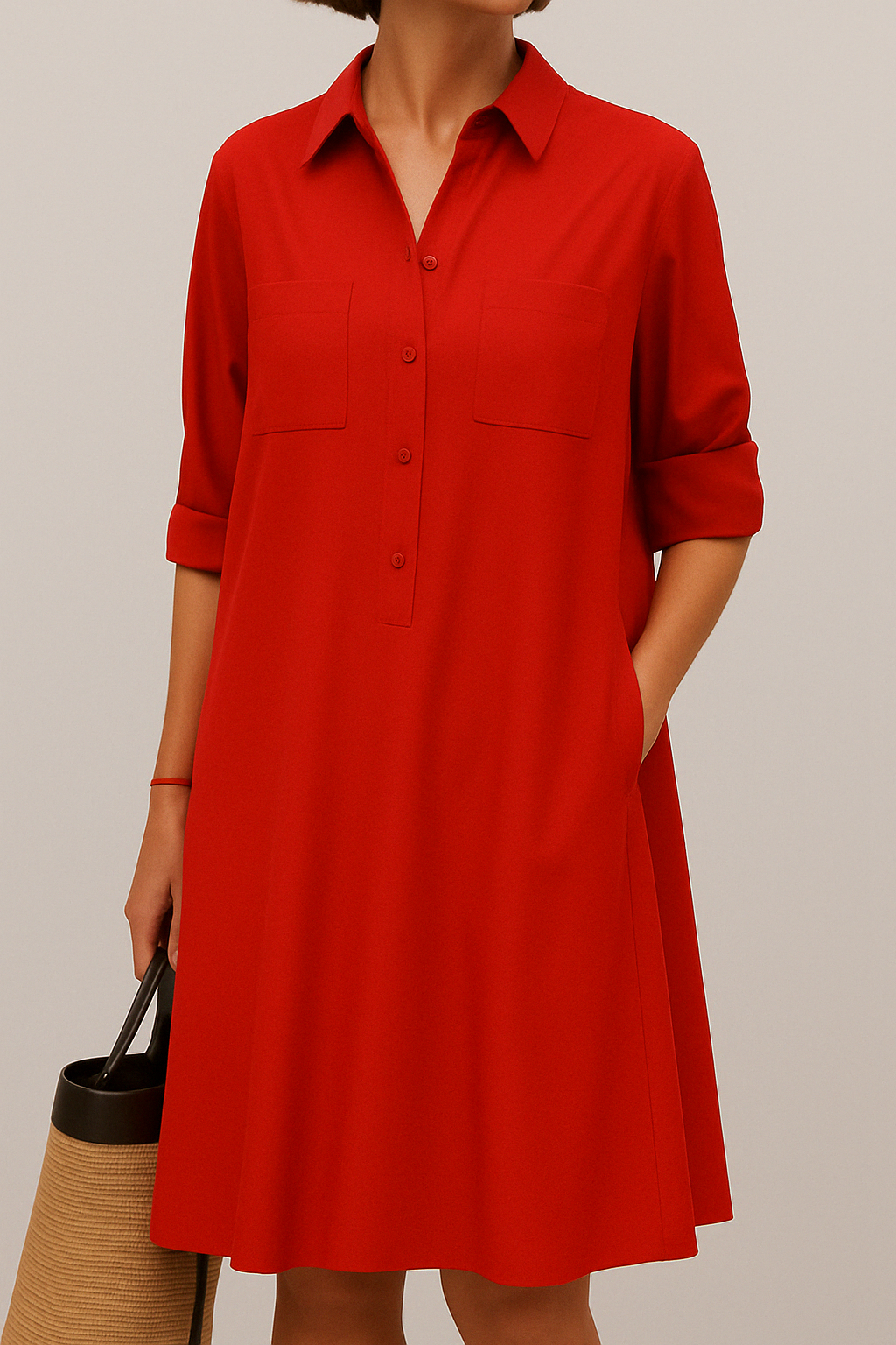 Barbara | Button Dress