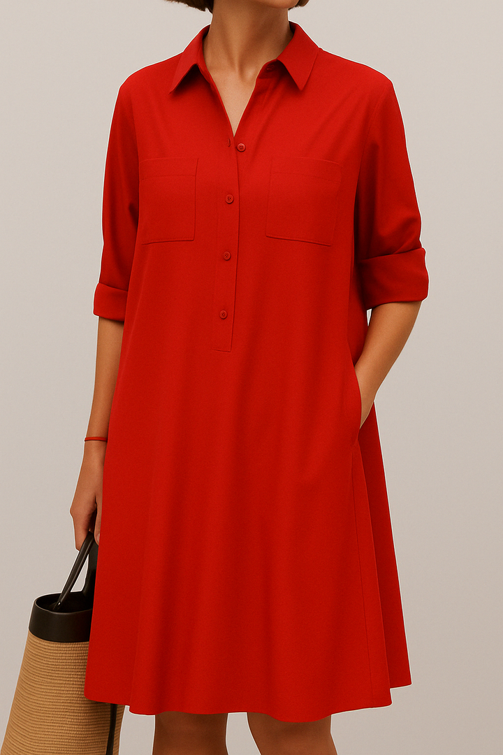 Barbara | Button Dress