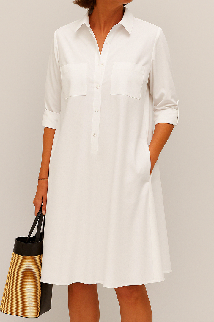 Barbara | Button Dress