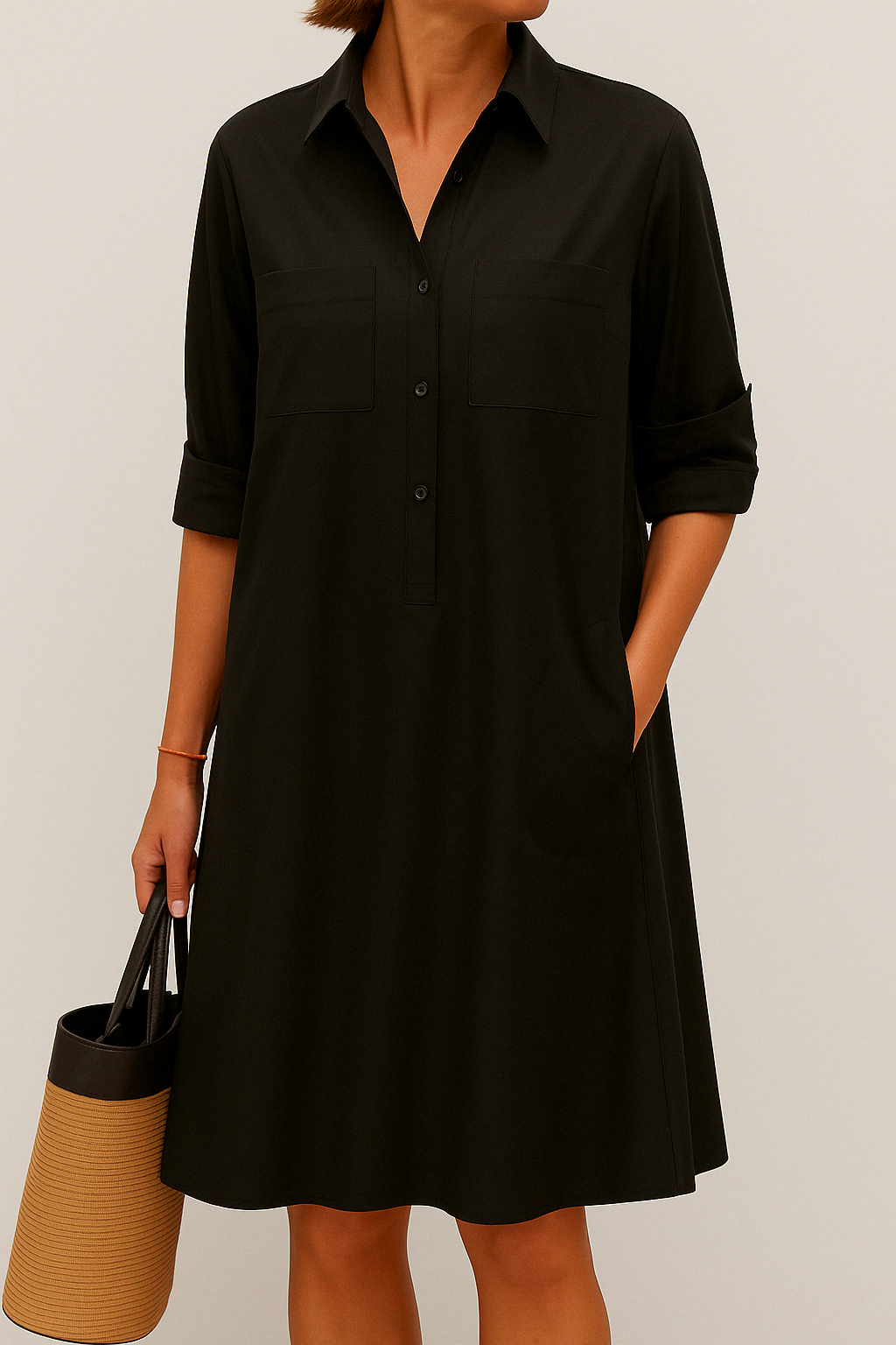 Barbara | Button Dress