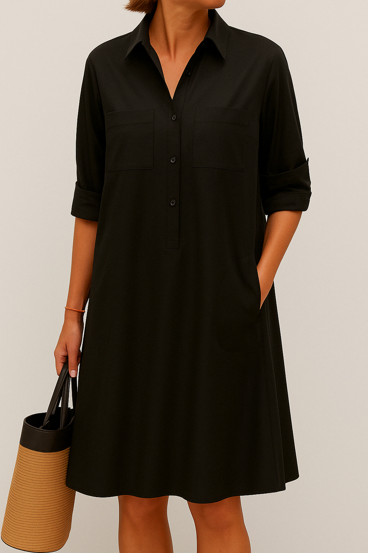 Barbara | Button Dress
