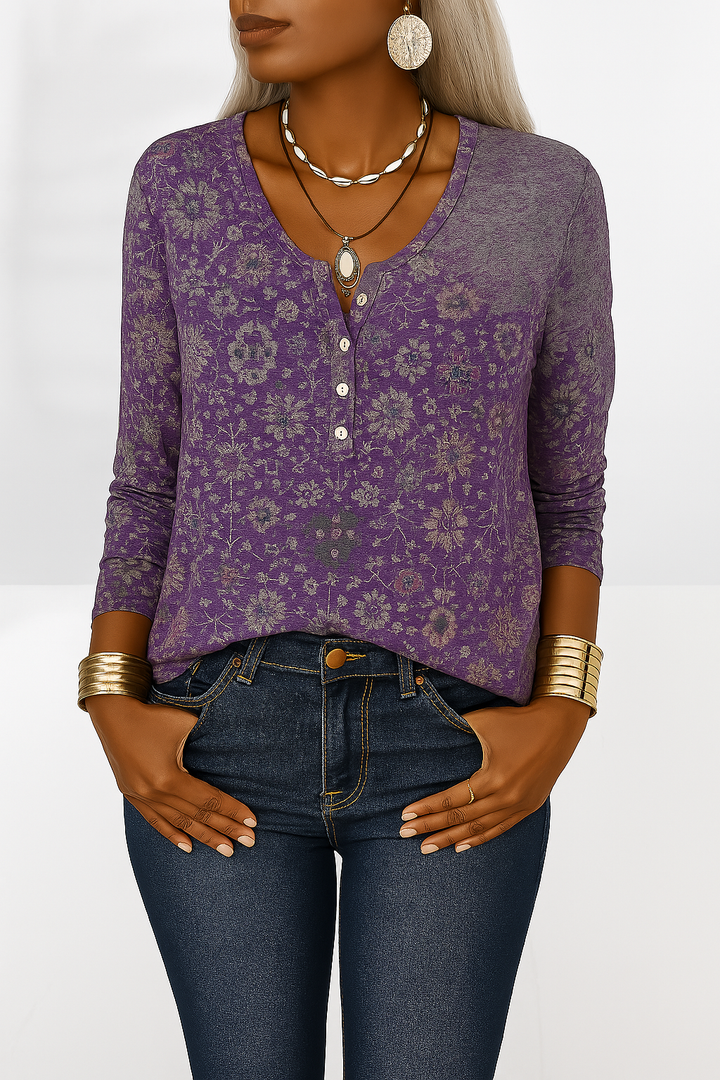 Amanda - Printed Blouse