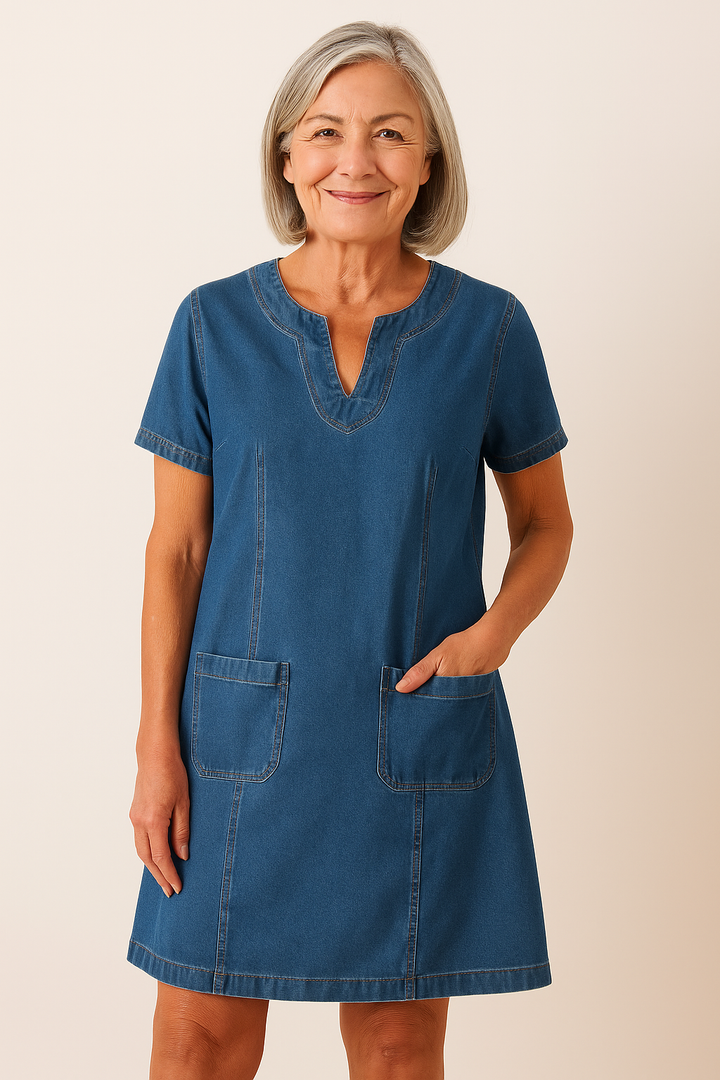 Anette - Soft Denim Dress