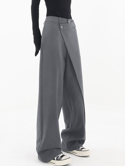 Adele - Asymmetric Wide Leg Trousers