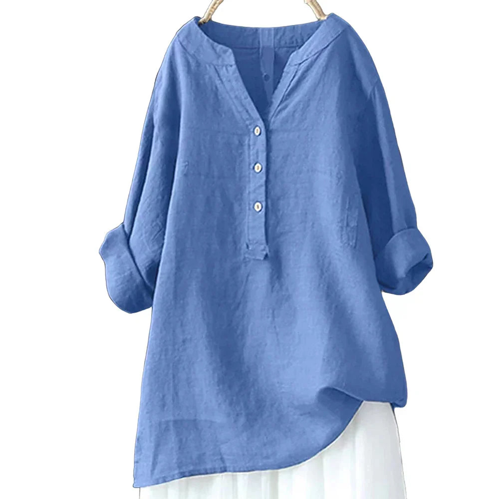 Amber – Cotton Sleeve Shirt
