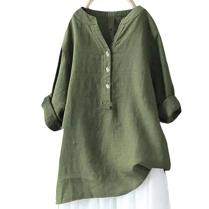 Amber – Cotton Sleeve Shirt