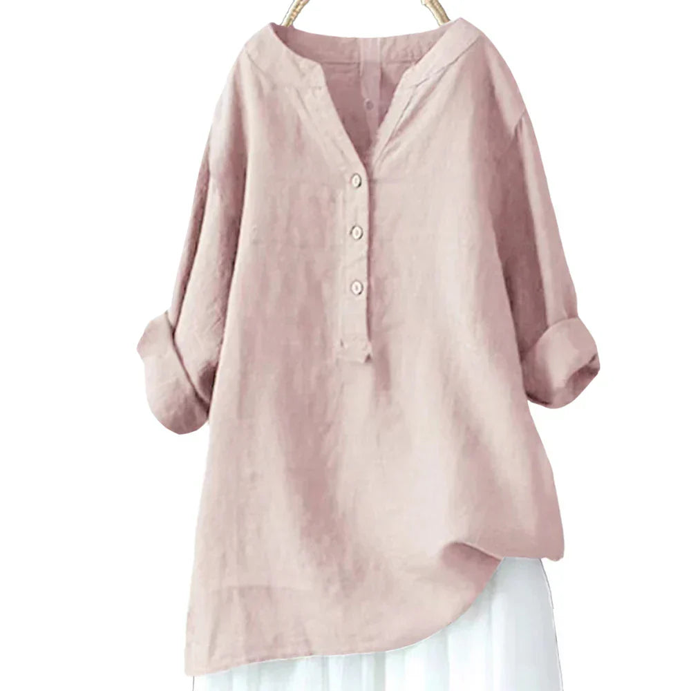Amber – Cotton Sleeve Shirt