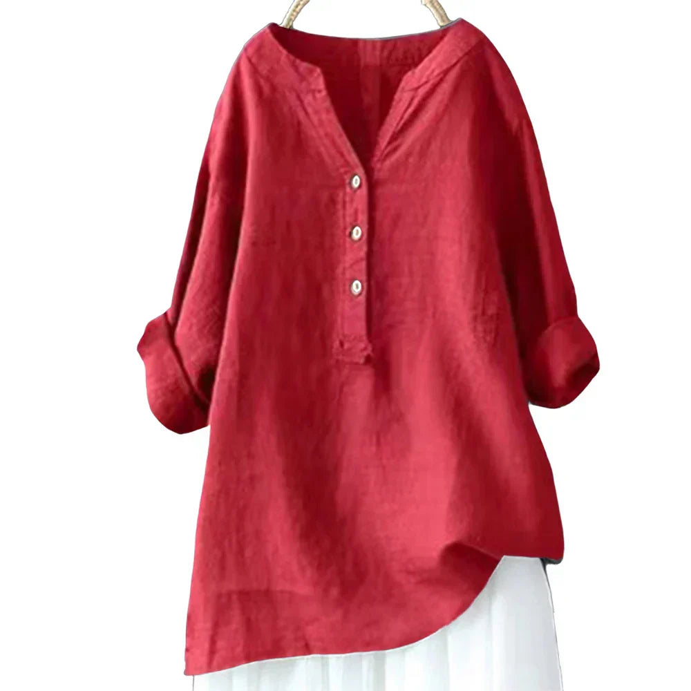 Amber – Cotton Sleeve Shirt