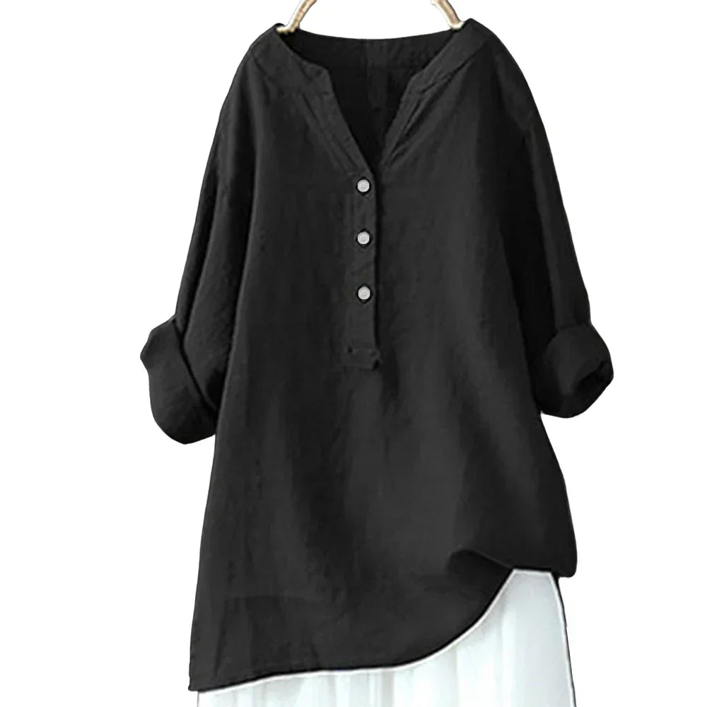 Amber – Cotton Sleeve Shirt