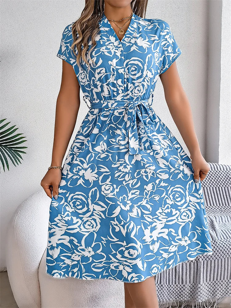 Yvonne - V-Neck Dress